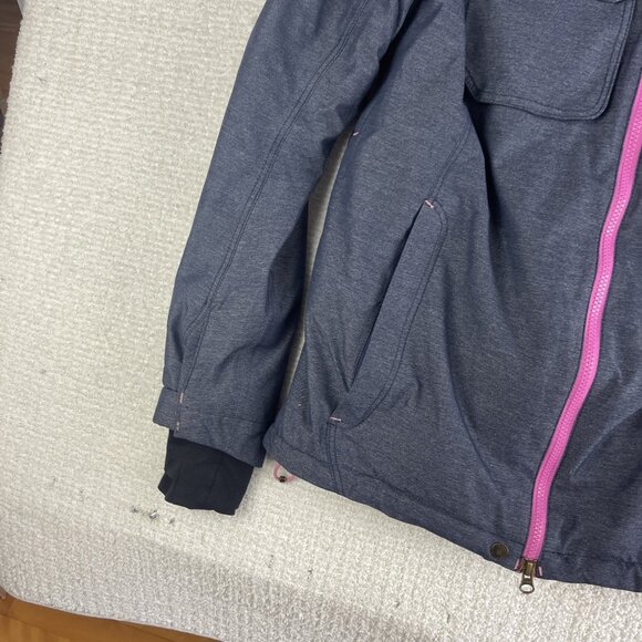 Peak Performance Hipe Hooded Ski Snowboard Jacket Women's size Large Blue Purple - Picture 6 of 16